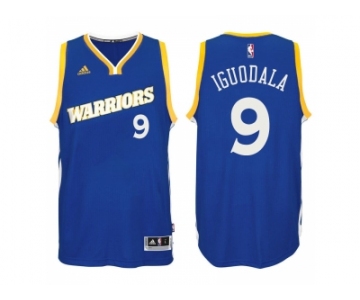 Men's Golden State Warriors #9 Andre Iguodala 2016-17 Crossover Alternate Blue New Swingman Jersey