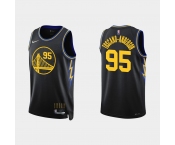 Men's Golden State Warriors  #95 Juan Toscano-Anderson Nike 2021-22 City Edition Diamond Black Jersey