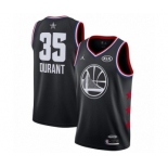 Men's Jordan Golden State Warriors #35 Kevin Durant Swingman Black 2019 All-Star Game Basketball Jersey