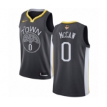 Men's Nike Golden State Warriors #0 Patrick McCaw Swingman Black Alternate 2018 NBA Finals Bound NBA Jersey - Statement Edition