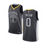 Men's Nike Golden State Warriors #0 Patrick McCaw Swingman Black Alternate NBA Jersey - Statement Edition