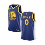 Men's Nike Golden State Warriors #0 Patrick McCaw Swingman Royal Blue Road NBA Jersey - Icon Edition