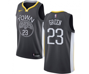 Men's Nike Golden State Warriors #23 Draymond Green Swingman Black Alternate NBA Jersey - Statement Edition