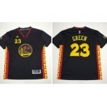 NBA Golden State Warrlors #23 Draymond Green Black Jerseys