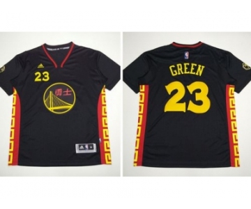 NBA Golden State Warrlors #23 Draymond Green Black Jerseys