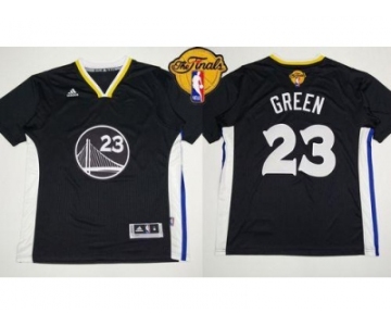 NBA Golden State Warrlors #23 Draymond Green Black New Alternate The Finals Patch Stitched Jerseys