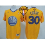 NBA Golden State Warrlors #30 Stephen Curry Gold 2013 Christmas Day Swingman The Finals Patch Stitched Jerseys