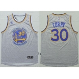 NBA Golden State Warrlors #30 Stephen Curry Grey Fashion Stitched Jerseys