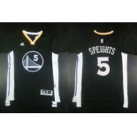 NBA Golden State Warrlors #5 Marreese Speights Black New Alternate Stitched Jerseys