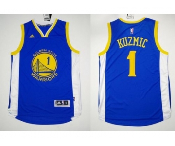 NBA Revolution 30 Golden State Warrlors #1 Ognjen Kuzmic Blue Stitched Jerseys