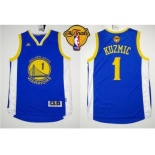 NBA Revolution 30 Golden State Warrlors #1 Ognjen Kuzmic Blue The Finals Patch Stitched Jerseys