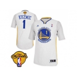 NBA Revolution 30 Golden State Warrlors #1 Ognjen Kuzmic White Alternate The Finals Patch Stitched Jerseys