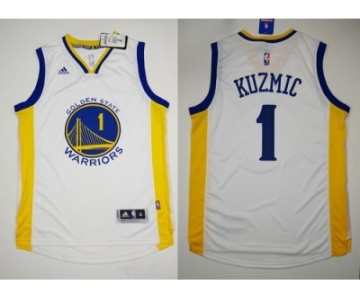 NBA Revolution 30 Golden State Warrlors #1 Ognjen Kuzmic White Stitched Jerseys