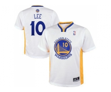 NBA Revolution 30 Golden State Warrlors #10 David Lee White Alternate Stitched Jerseys