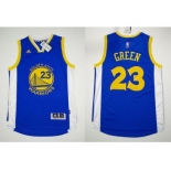 NBA Revolution 30 Golden State Warrlors #23 Draymond Green Blue Stitched Jerseys