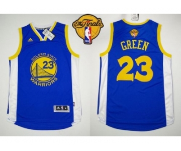 NBA Revolution 30 Golden State Warrlors #23 Draymond Green Blue The Finals Patch Stitched Jerseys