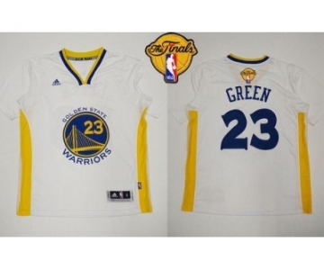 NBA Revolution 30 Golden State Warrlors #23 Draymond Green White Alternate The Finals Patch Stitched Jerseys