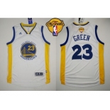 NBA Revolution 30 Golden State Warrlors #23 Draymond Green White The Finals Patch Stitched Jerseys