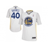 NBA Revolution 30 Golden State Warrlors #40 Harrison Barnes White Alternate Stitched Jerseys