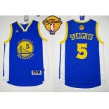 NBA Revolution 30 Golden State Warrlors #5 Marreese Speights Blue The Finals Patch Stitched Jerseys