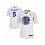 NBA Revolution 30 Golden State Warrlors #5 Marreese Speights White Alternate Stitched Jerseys