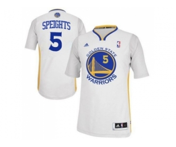 NBA Revolution 30 Golden State Warrlors #5 Marreese Speights White Alternate Stitched Jerseys