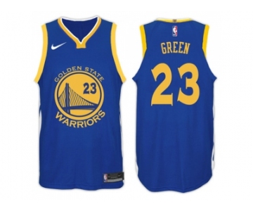 Nike NBA Golden State Warriors #23 Draymond Green Jersey 2017-18 New Season Blue Jersey