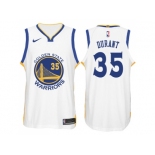 Nike NBA Golden State Warriors #35 Kevin Durant Jersey 2017-18 New Season White Jersey