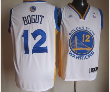 nba denver Warriors #12 bogut white[revolution 30 swingman]