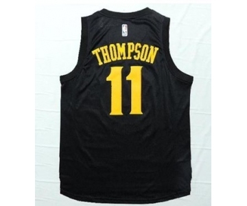 nba golden state warriors #11 thompson black[number golden]