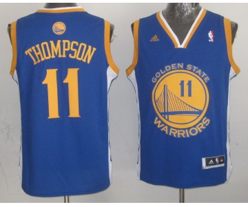 nba golden state warriors #11 thompson blue[revolution 30 swingman]