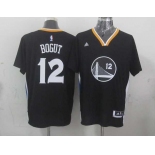 nba golden state warriors #12 bogut black