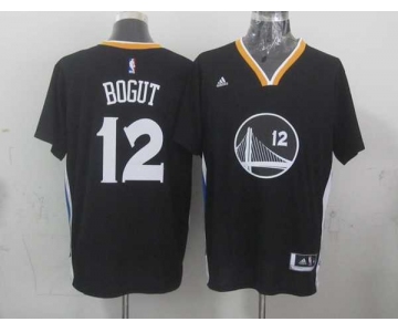 nba golden state warriors #12 bogut black