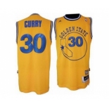 nba golden state warriors #30 curry m&n yellow[swingman 30 revolution]