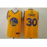 nba golden state warriors #30 curry yellow[Nike Logo]