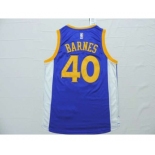 nba golden state warriors #40 barnes blue