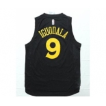 nba golden state warriors #9 iguodala black[number golden]