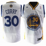 nba jersey golden state warrlors #30 curry white(fans edition)