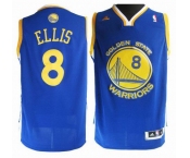 nba jersey golden state warrlors #8 ellis blue(fans edition)