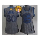 BA Women Warriors #30 Stephen Curry Grey The Finals Patch Static Fashion Stitched Jerseys