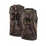 Women Golden State Warriors #30 Stephen Curry Swingman Camo Realtree Collection Basketball 2019 Basketball Finals Bound Jersey