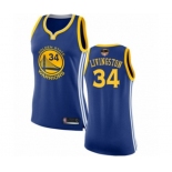 Women Golden State Warriors #34 Shaun Livingston Authentic Royal Blue 2019 Basketball Finals Bound Basketball Jersey - Icon Edition