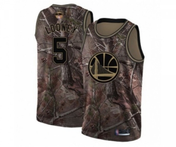 Women Golden State Warriors #5 Kevon Looney Swingman Camo Realtree Collection Basketball 2019 Basketball Finals Bound Jersey