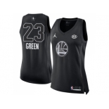 Women Nike Golden State Warriors #23 Draymond Green Black NBA Jordan Swingman 2018 All-Star Game Jersey