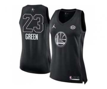 Women Nike Golden State Warriors #23 Draymond Green Black NBA Jordan Swingman 2018 All-Star Game Jersey