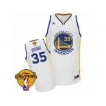 Women's Adidas Golden State Warriors #35 Kevin Durant Swingman White Home 2017 The Finals Patch NBA Jersey