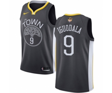 Women's Nike Golden State Warriors #9 Andre Iguodala Swingman Black Alternate 2018 NBA Finals Bound NBA Jersey - Statement Edition