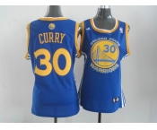 women nba golden state warriors #30 curry blue [swingman]