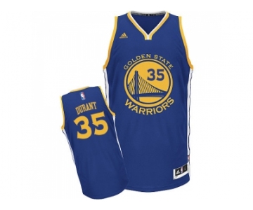 Youth Adidas Golden State Warriors #35 Kevin Durant Swingman Royal Blue Road NBA Jersey