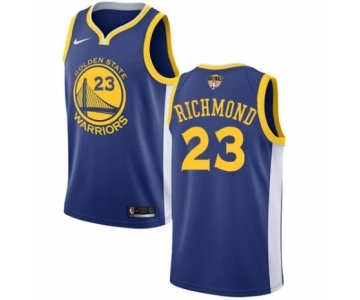 Youth Nike Golden State Warriors #23 Mitch Richmond Swingman Royal Blue Road 2018 NBA Finals Bound NBA Jersey - Icon Edition